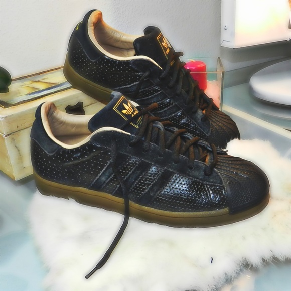 adidas Other - RARE Adidas 80s Mens Perforated leather Superstars